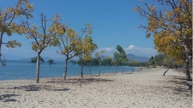 Pesona Wisata Pantai Pasir Putih dengan Sunset Memukau dan Ombak Lembut yang Menenangkan